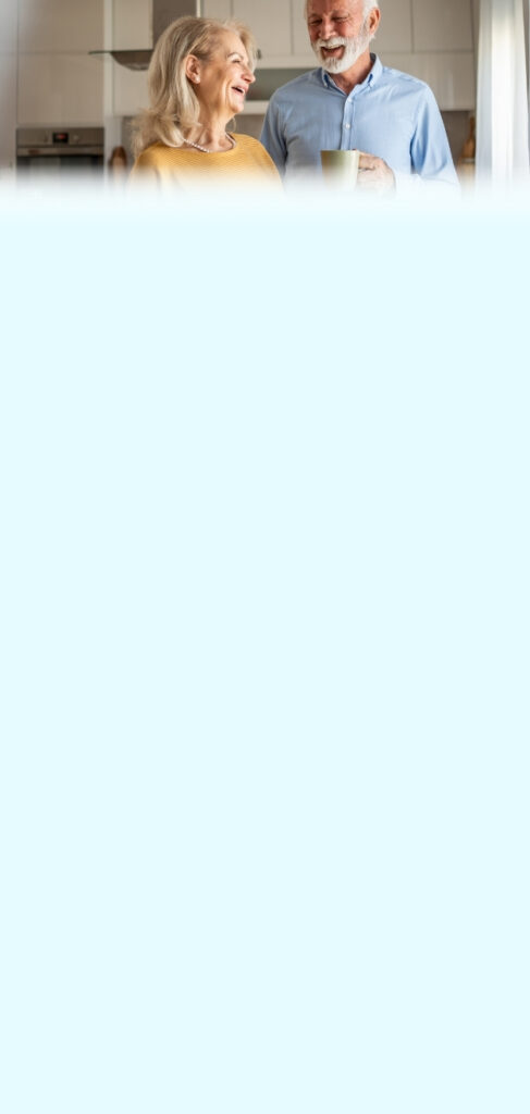 Ajoterveystarkastus iloinen pariskunta